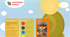 Desktop Screenshot of montessori-svet.sk